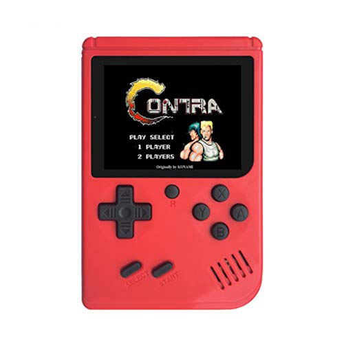Preisvergleich Produktbild Überraschungsgeschenk für Kinder!!! Retro Spielekonsole, Konsolenspiel Arcade mit 168 Klassische Video Games Kleiner Junge Geburtstag-Das ideale Geschenk für spaßige Spieleabende (Rot)