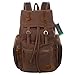 Price comparison product image Lifewit Canvas Backpack 17.3" Laptop Bags Unisex Vintage Casual Slim Anti Theft School Knapsack Business Travel Rucksack