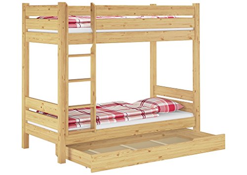 Bettkasten als Staukasten für unsere Etagenbetten – Kiefer Natur – 90.10-S1 - 3