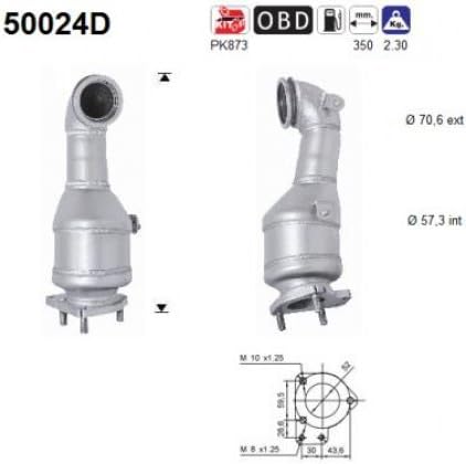 Retec 06.92.020 Catalytic Converter