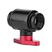 Produktbild Richer-R G1/4 Wasserventil, Messing Wasserkühlung Gewinde G1/4" Mini Valve Innengewinde Wasser Kugelhahn Absperrventil mit Handgriff für Computer Wasserkühlung 4 Farben(Red)