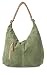 Produktbild BHBS Frauen echte italienische Wildleder Leder große Hobo-Umhängetasche 50 x 37 x 3 cm (B x H x T) - Medium Olive