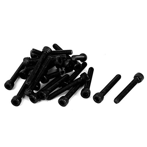 Preisvergleich Produktbild DealMux M6 x 40mm Vollgewinde Sechskant Kopfschrauben Bolzen 25 Pcs