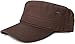 styleBREAKER Cap im Military-Stil aus robustem Baumwollcanvas (Dunkelbraun)