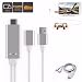 Produktbild HDMI Adapter, M.Way AluminHDMI Adapter, M.Way Aluminium MHL zum HDMI adapter, AV zum HDMI 1080P Kabel Adapter, 3 in 1,Plug und Play , AirPlay Mirroring/ HDTV Adapter, für iPhone 7/7 Plus, 6S/6S Plus/6/6 Plus, 5/5C/5S/SE, iPad, Appleium MHL zum HDMI adapter, AV zum HDMI 1080P Kabel Adapter, 3 in 1,Plug und Play , AirPlay Mirroring/ HDTV Adapter, für iPhone 7/7 Plus, 6S/6S Plus/6/6 Plus, 5/5C/5S/SE, iPad,iPod, Apple