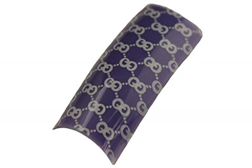 Effect Beauty 50pcs Purple Gucci Acrylic Nail Tips