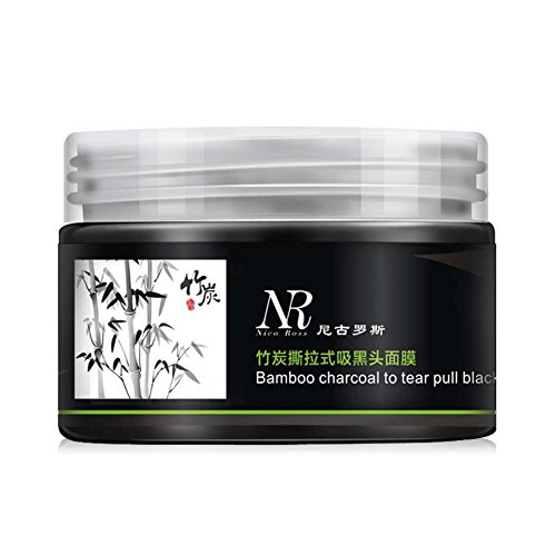 Preisvergleich Produktbild Prettyuk Mitesser Entferner Maske Tiefenreinigung Peel Off Maske Bambuskohle Schlamm-Gesichtsmaske 100g