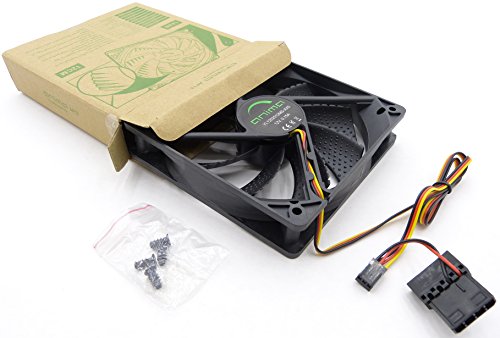 Tacens Anima AF12 - Ventilador para ordenador  12cm 12v  14dB  9 aspas  1200 RPM  tecnolog  a FLUXUS  ecol  gico  anti-vibraciones  hasta 50 000h  color negro