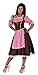 Produktbild Karneval Klamotten Kostüm Dirndl Damen Mia traditionell Oktoberfest Trachten-kleid Damen Dirndl midi Bayern-Kleid Tirolerin Damenkostüm 48/50