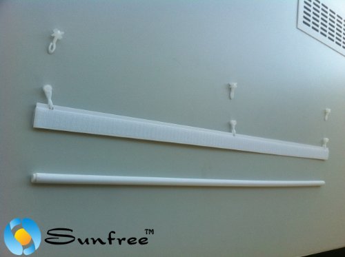 Paneelwagen 57 cm weiss 10er Set / Paneelwagen für Schriebevorhänge / Paneelwagen mit Klettband / Paneelwagen für Schiebegardinen / Paneelwagen für Schiebevorhang / Gleiter für Flächenvorhänge / Gleiter für Flächenvorhang Schiene / Paneelwagen weiß / Paneelwagen Gleiter