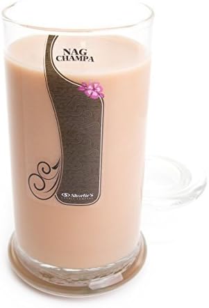 Nag Champa Candle Highly Scented Hand Poured Brown 16.5 Oz. Modern Pillar Jar by Shorties