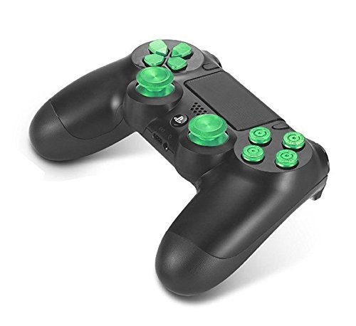 MITE Benutzerdefinierte Metall Thumbsticks Analog Thumbsticks für Sony Dual Shock Controller PS4 Auf Lager (Green) - 2