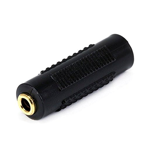 adaptare 10136 vergoldete 3,5-mm-Klinke-Doppelkupplung Buchse auf Buchse Stereo
