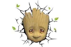 3DLIGHTFX Marvel - Lámpara decorativa 3D Baby Groot