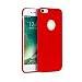 Produktbild heevey Hülle Kompatibel mit Apple iPhone 6 Plus & 6S Plus | Ultra Dünne Hard-case Schutzhülle FeinMatt Anti-Fingerabdruck Rot