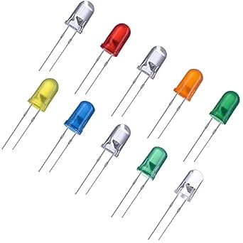 Kit électronique DIY - 1000 LED 5mm (5 Couleurs) Pour Arduino, Circuits Et Projets Créatifs