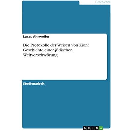 Suchergebnis auf Amazon.de für: Protokolle der Weisen von Zion: Bücher