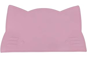 ZERODIS Suction Placemats for Kids Baby, Baby Placemat Silicone Suction Table Mat Non-Slip Heat Insulation Table Mat for Travel and High Chairs(pink)