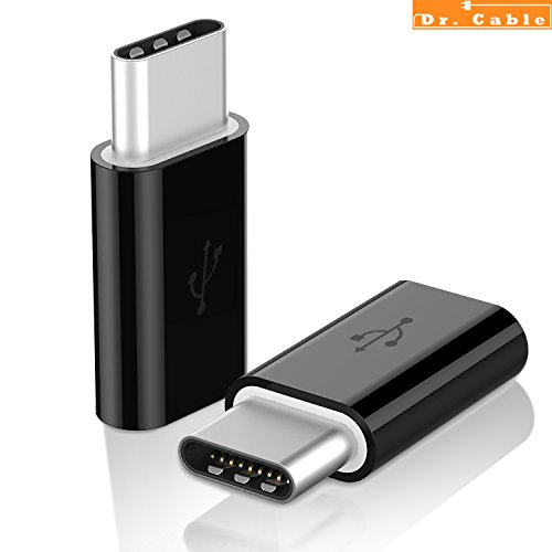 Act USB-C auf Micro USB Adapter [2 in 1 Pack] verwandelt USB Type-C Input in Micro-USB, 56K Widerstand für MacBook Pro, MacBook (2015), ChromeBook Pixel, Nexus 5X, Nexus 6P, Nokia N1, OnePlus 2 und weitere (Schwarz) - 3