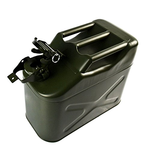 Benzinkanister Stahlbl. 10l TÜV+GS+UN-gepr. Oliv