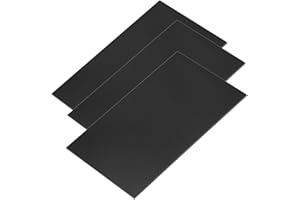 XMRISE Bakelit Phenolharz Flachbleche Platten Platten Platten Leiterplatten 100mm x 150mm,Schwarz,6mm 3 Tablets