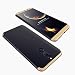 Produktbild Huawei Mate 10 Lite Hülle Fanxwu 360 Grad Schutz Schutzhülle 3 in 1 Kombination Ultra Schlank Cover Anti-Kratzer Schützend Abdeckung - Gold und Schwarz