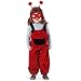 Produktbild Carnival Toys 60061 - Marienkäfer, Kinderkostüm mit Maske und Haarreif, 4-5 Jahre