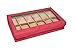 Essart P.U. Leather Watchbox for 12 Watches(Transparent Lid) - Red RS.1299.00