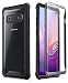 Produktbild i-Blason Hülle für Samsung Galaxy S10+ Plus Handyhülle 360 Grad Case Bumper Schutzhülle Clear Cover [Ares] mit Integriertem Displayschutz [Nicht kompatibel mit Fingerabdrucksensor] (Schwarz)