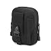 Produktbild QEES Multifunktionaler Taillenbeutel im Stil von Militär Bauchtasche Herren Hüfttasche Wasserdicht Mit Gürtel Wandern Camping Laufen Sporttasche für Handy Scheine Münze Kleine Dinge YB01 (Schwarz)