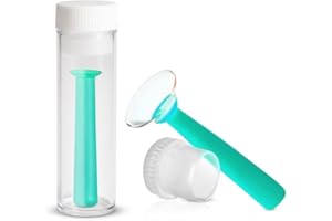 SPORTS WORLD VISION | Contact Lenses Applicator & Remover Tool with Storage Case | 1PC Green Silicone Lens Inserter with Suction Holder for Coloured Contact Lenses