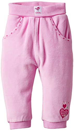 Eltern by Salt & Pepper Baby Girls E NB Trousers Birdie Nicki uni Plain Tracksuit Bottoms, Pink (bright Rose 811), 0-3 Months (Manufacturer size: 62)