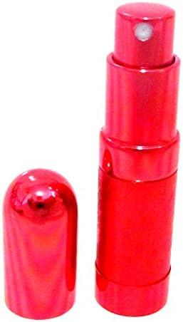 Perfume Aftershave 6ml Atomiser Atomizer Bottle- Travel Refillable Spray (Red)