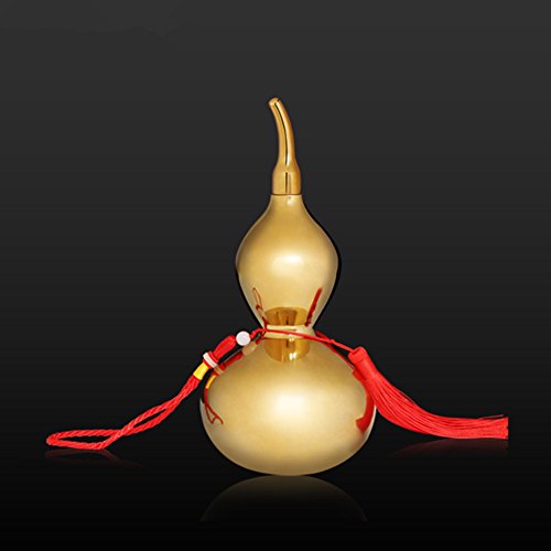 XICHENGSHIDAI Copper gossip gourd pendant home office feng shui decorative handicrafts gifts