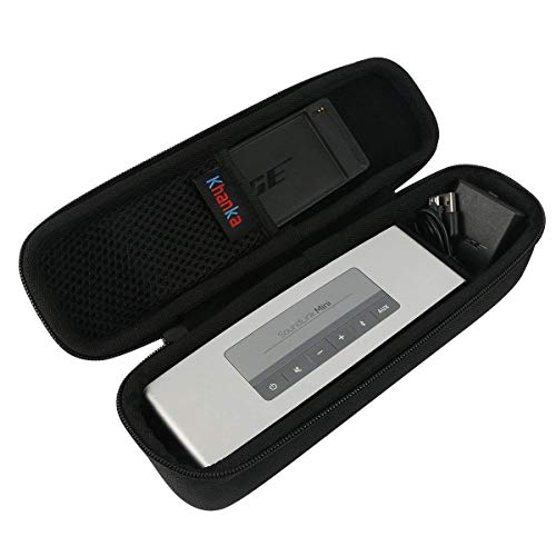 Khanka Duro EVA Viaje Estuche Bolso Funda Case para Bose Soundlink Mini 2 / II Bluetooth Portátil Wireless Speaker Altavoz - Fits the Cargador, Charging Cradle. Fits con the Bose TPU suave cubrir.