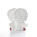 Stay on Newborn Baby Mittens - Organic Cotton/Bamboo Mitts S/M (diamond dots (cream)) Color: diamond dots (cream)