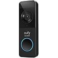 eufy Security, Video Doorbell (Battery-Powered) with Chime, 1080p, 120-Day Battery Life, Easy Installation, Encrypted Local Storage, No Monthly Fees (Requires Micro-SD Card)