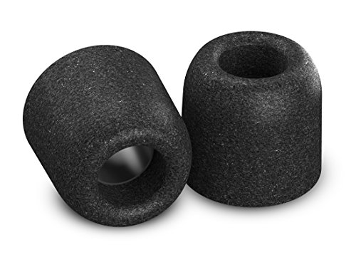 Comply T-400 Series - Almohadillas de espuma para auriculares in-ear (3 pares, talla M), color negro