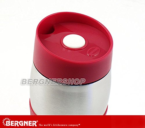 BERGNER Thermobecher – Trinkbecher – Edelstahl/Kunststoff – 380 ml – Isolierbecher – Kaffeebecher – Becher - 2