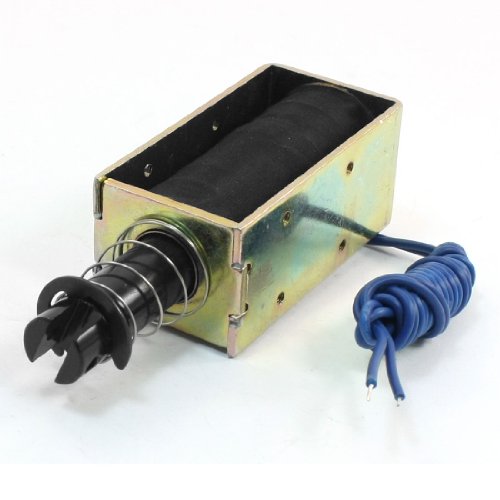 sourcingmap® DC 24V 0,93A Öffnen Hubmagnet Elektromagneten 15mm Schlaganfall 500g Hubkraft