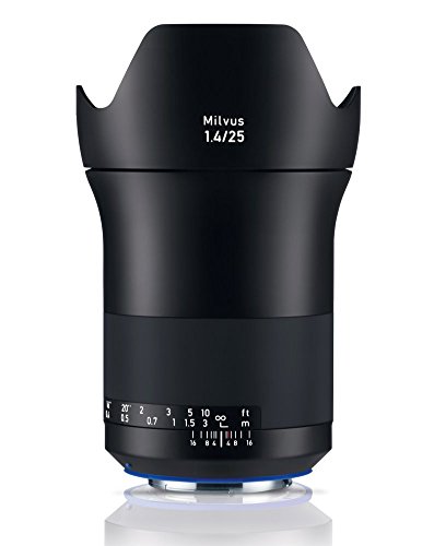 ZEISSMilvus 25mm f/1.4 Full Frame Camera Lens for Canon EF-Mount ZE, Black