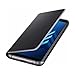 Price comparison product image Samsung Neon Flip Case with Illuminated Edge Notifications for Galaxy A8 (2018), Black
