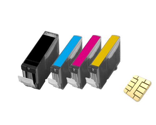 10 Druckerpatronen kompatibel für Canon MP520 mit CHIP