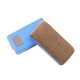 ★ plastica ABS La Pizarra De Tiza Azul 10Pcs Limpia La Pizarra Con Un Borrador De Franela Magnética Puede Ser Aspirada
