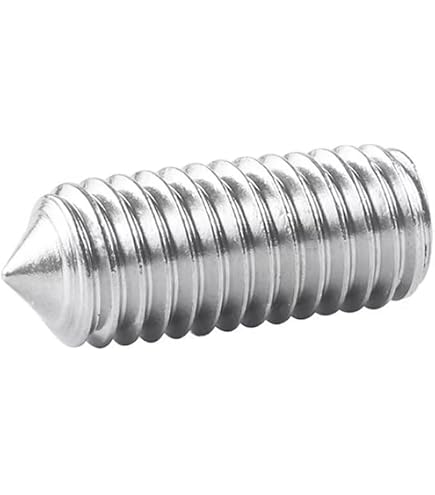Viti A Molla Con Stantuffo A Sfera In Acciaio Inox 304 – M4x8 – Confezione Da 200 Pezzi – Testa Sferica Con Esagono Incassato