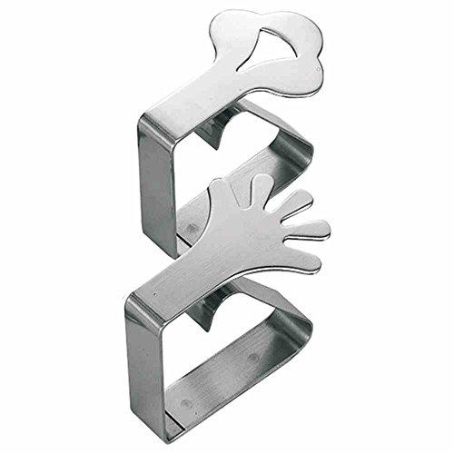 Preisvergleich Produktbild E508768 Tischtuchklammern 4Stck. rostfr.