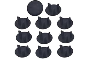 INTELLIGRON Plug Socket Covers UK Black (10PCS), Best for Baby Proofing & Baby Safety, Plug Covers Easy Installation, Safe & Secure Electric Plug Socket Covers Protection for Home, Baby Essentials
