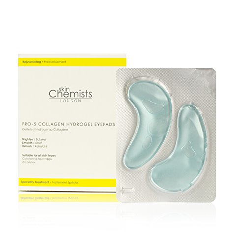skinChemists Pro-5 Collagen Hydro Gel Eye Pads - 2 pads X 5
