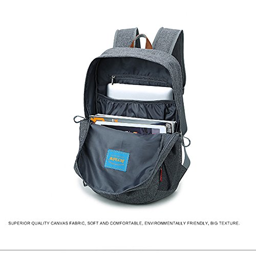 feehan Herren Rucksack Campus, campus fahrrad campus damencampus umhängetasche (grau) - 5