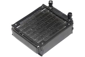 BXQINLENX 10 Pipe Aluminum Heat Exchanger Radiator for PC CPU CO2 Laser Water Cool System Computer 80mm